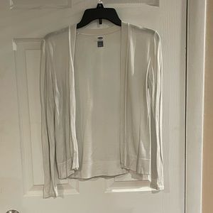 White Old Navy Cardigan (small)!